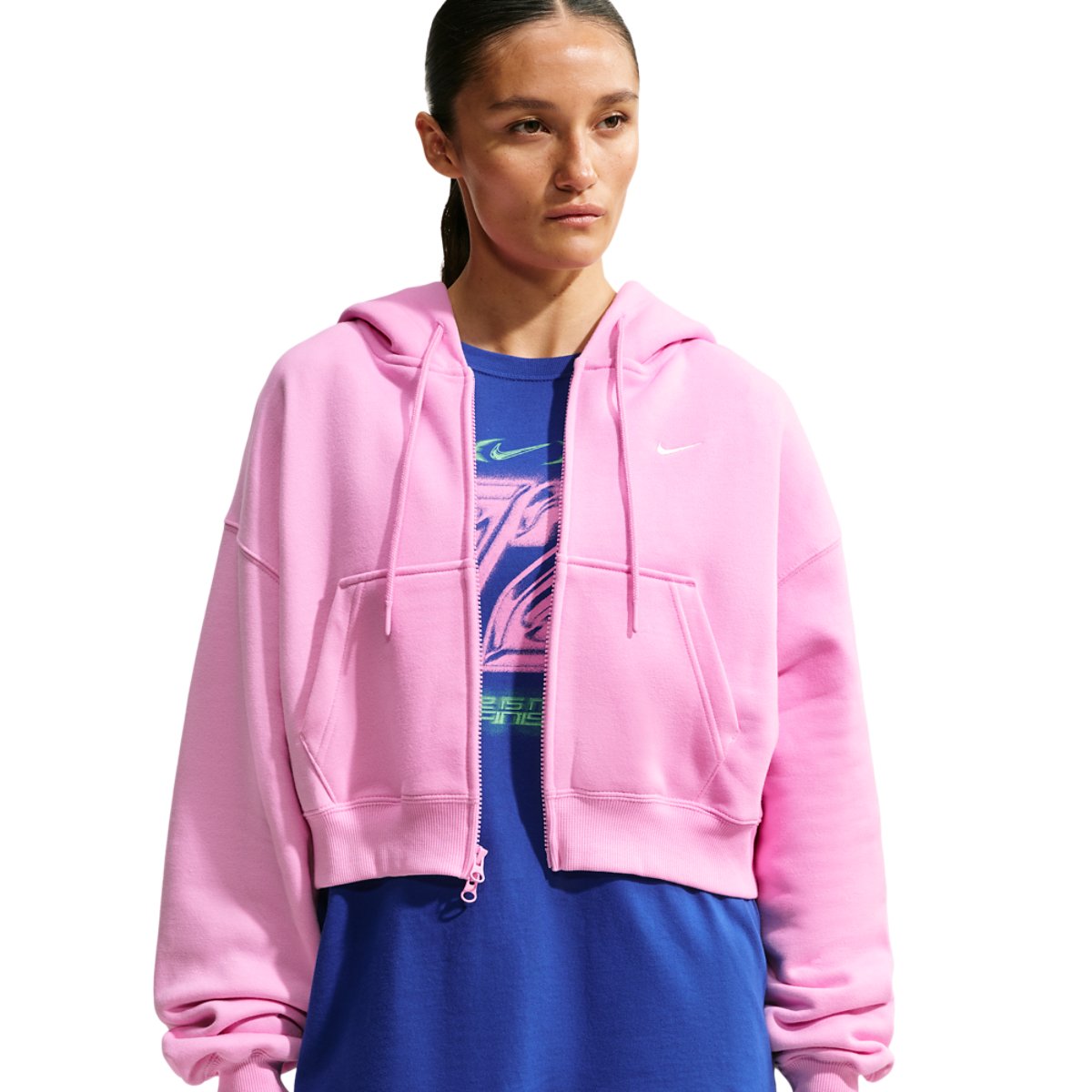 Nike Studio Fleece Mid-OS Crp FZ Hoodie