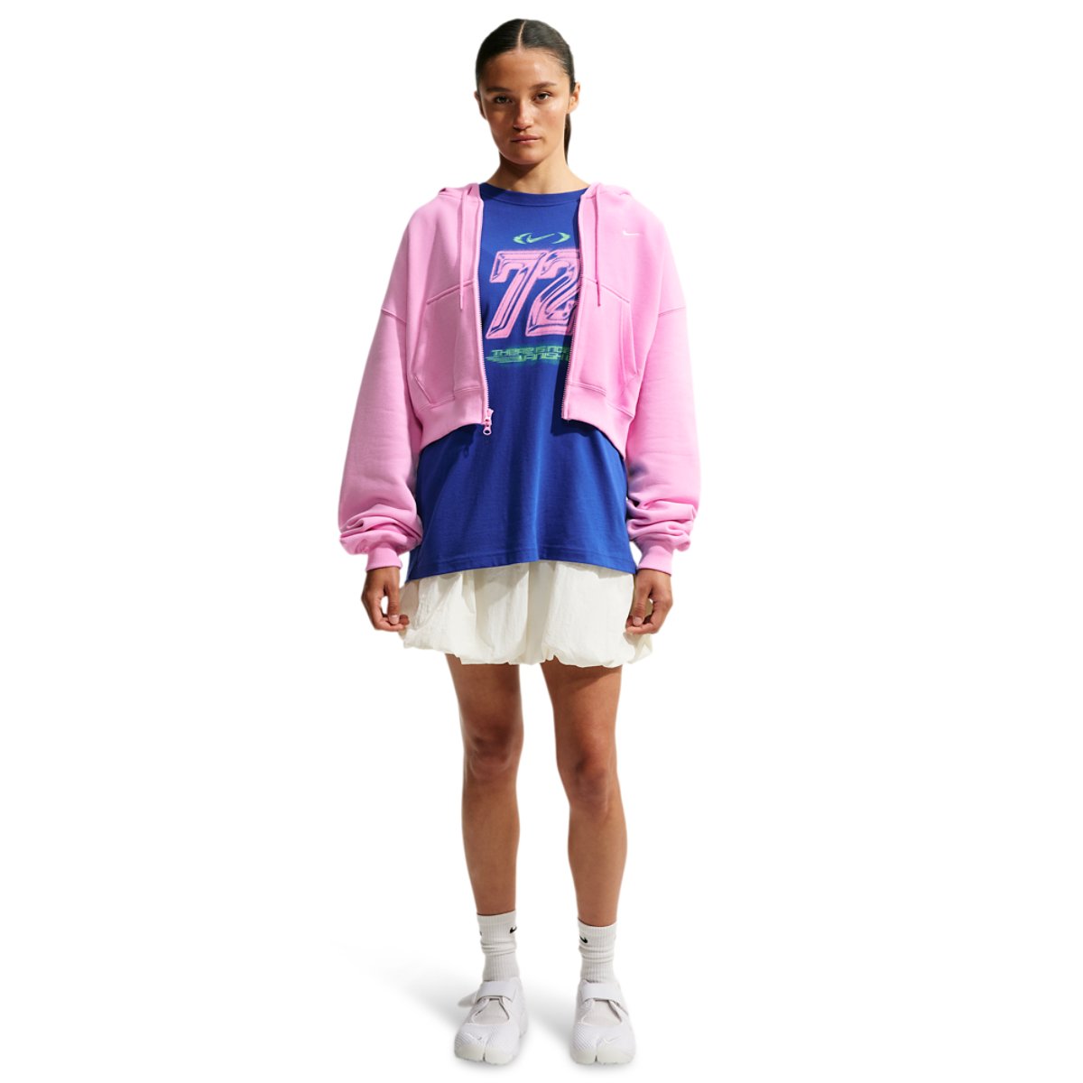 Nike Studio Fleece Mid-OS Crp FZ Hoodie