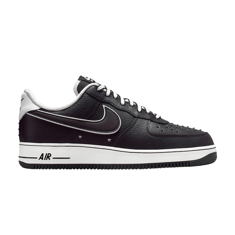 Nike Air Force 1 '07 Premium 'Black White Metallic Dark Grey'