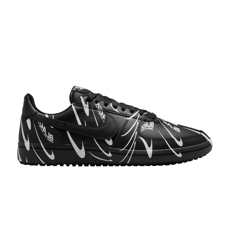 BLACK Comme des Garçons x Nike Field General 82 'Black White All-Over Print'