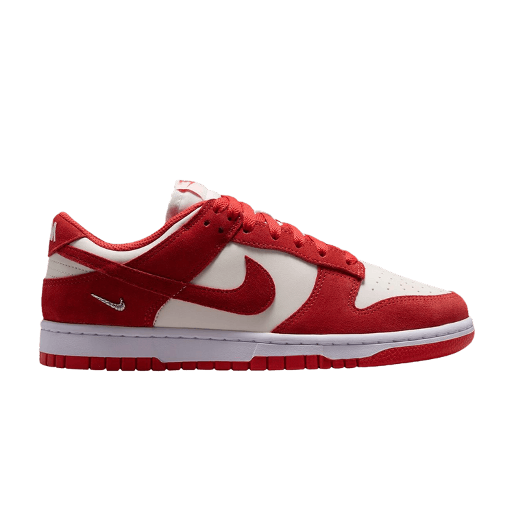 Nike Dunk Low 'Sail White Metallic Silver Light Crimson'