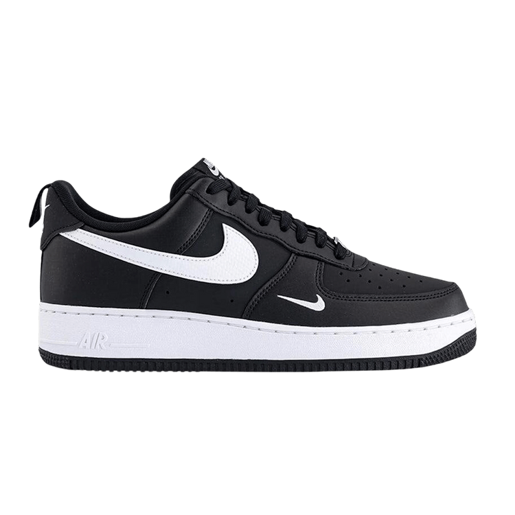 Nike Air Force 1 '07 Lv8 'Carbon Fiber Swoosh Black White'