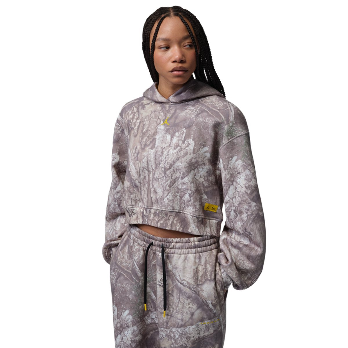 Jordan Brooklyn Fleece Md Crop Po Rlt