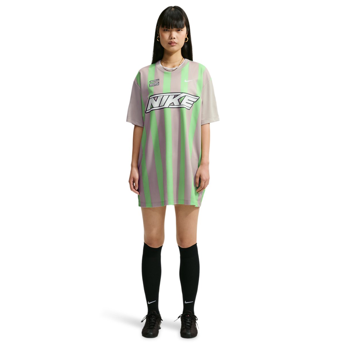 Nike Striped Jersey Mini Dress