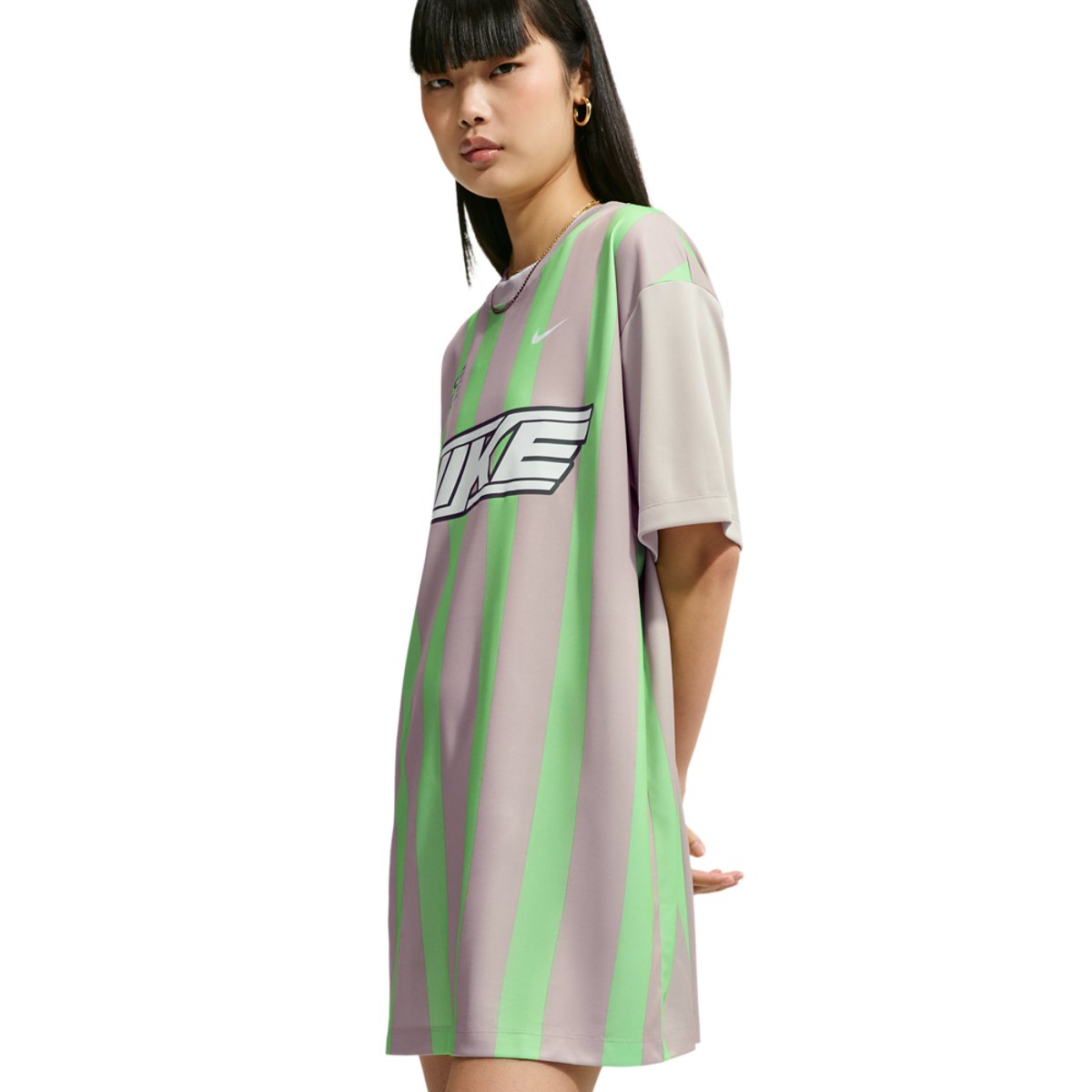 Nike Striped Jersey Mini Dress