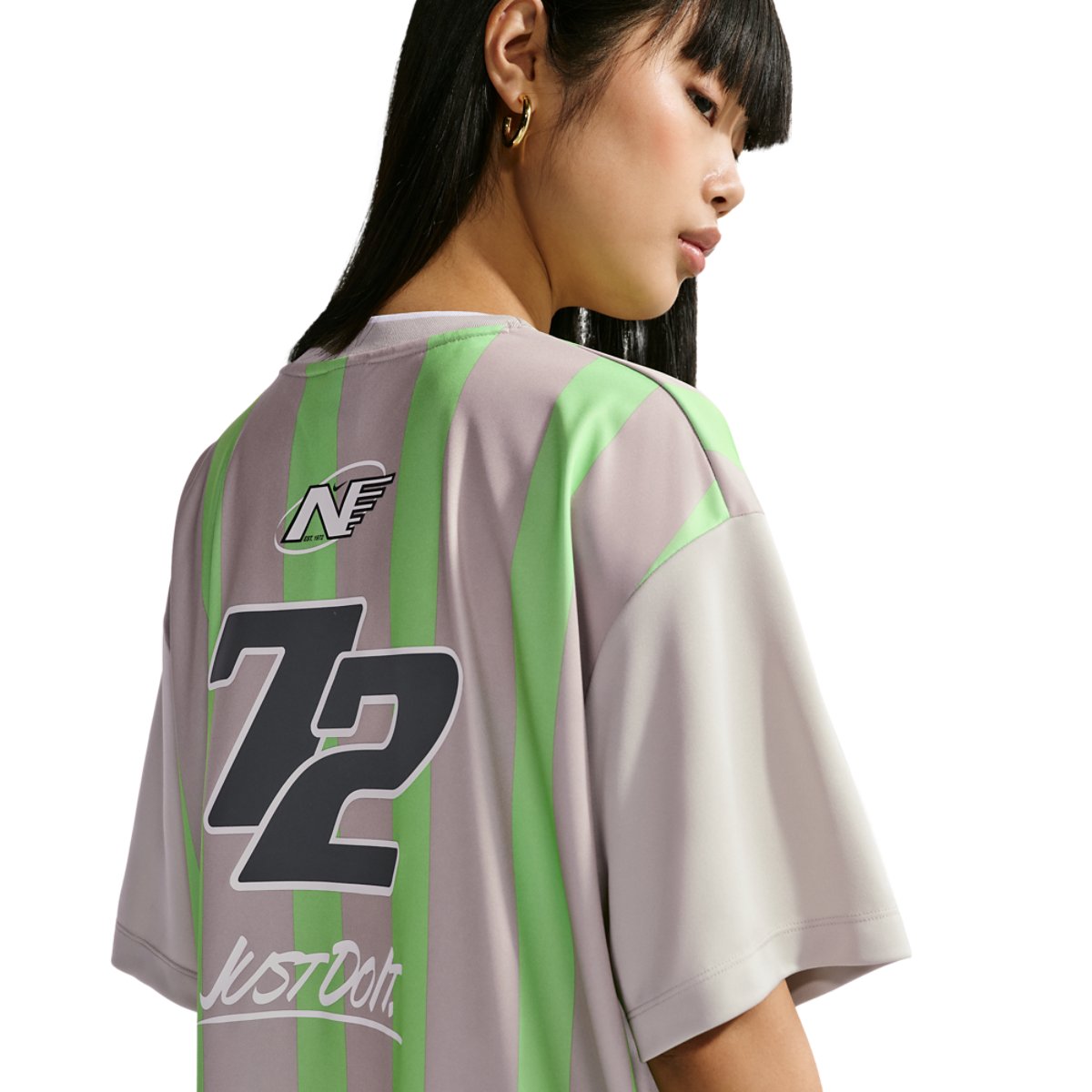 Nike Striped Jersey Mini Dress