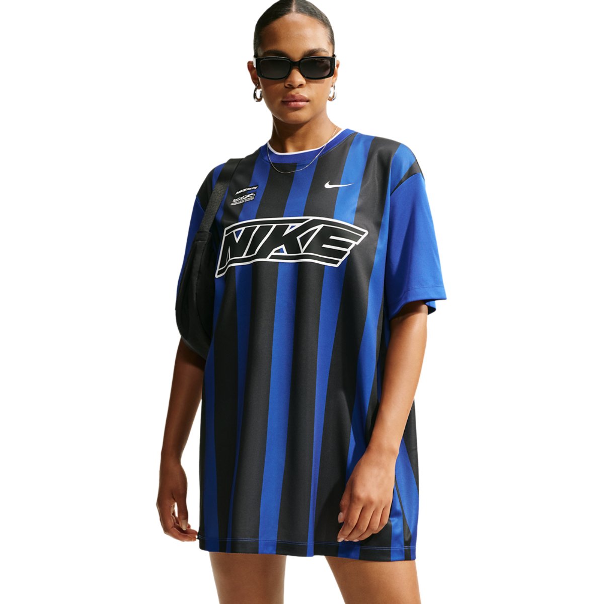 Nike Striped Jersey Mini Dress