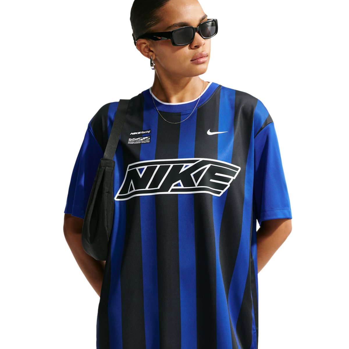 Nike Striped Jersey Mini Dress