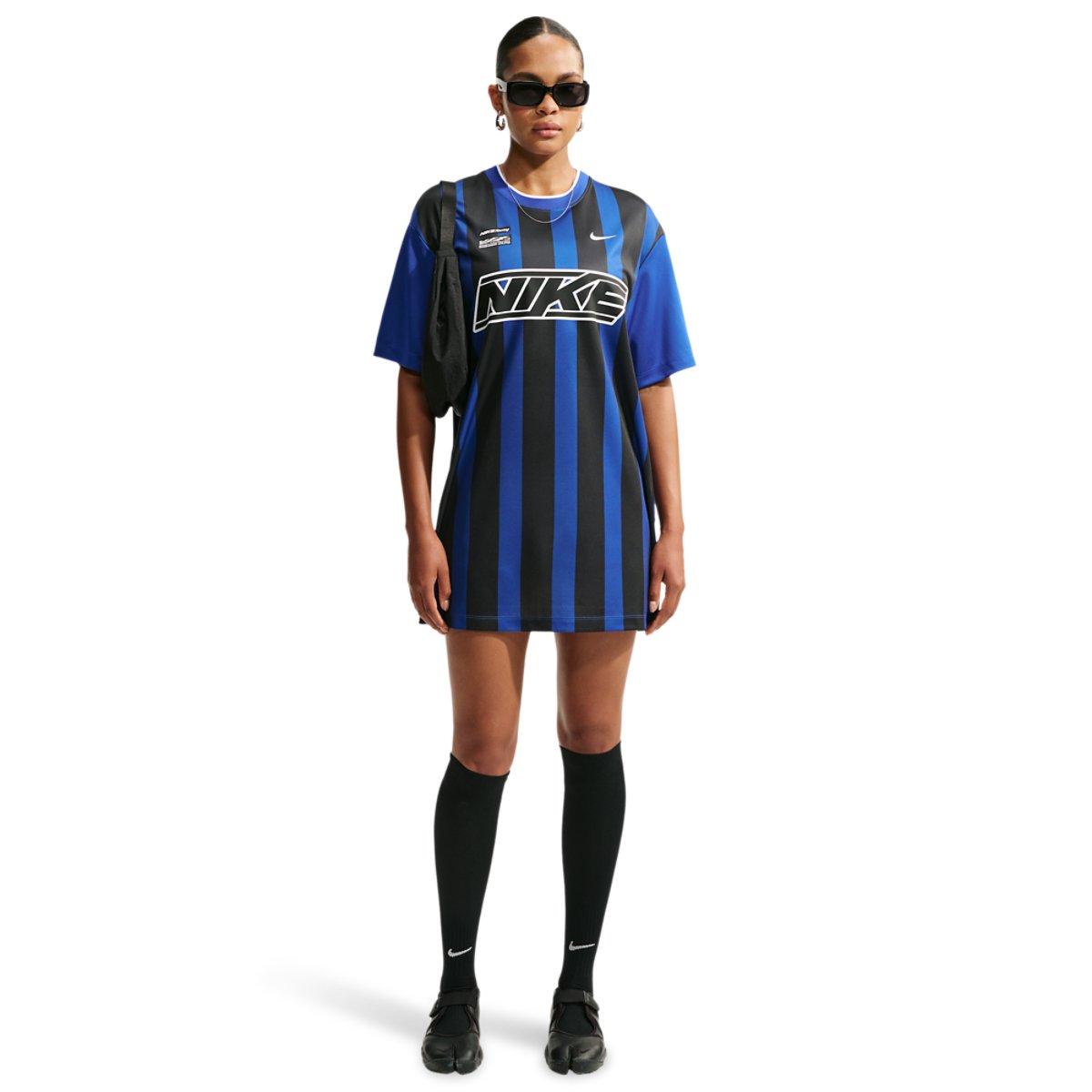 Nike Striped Jersey Mini Dress