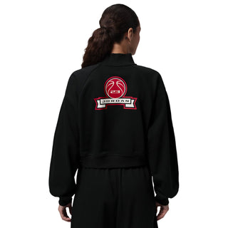 Jordan Brooklyn Fleece FT Qz GFX Crop