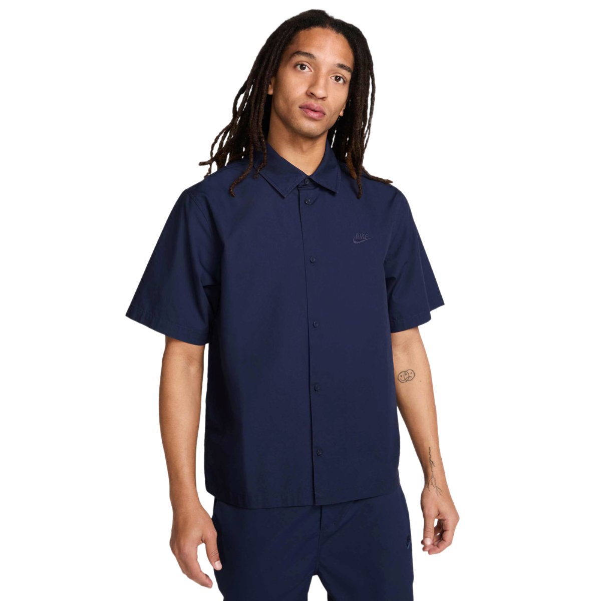 Nike Club Short Sleeve Button T-Shirt