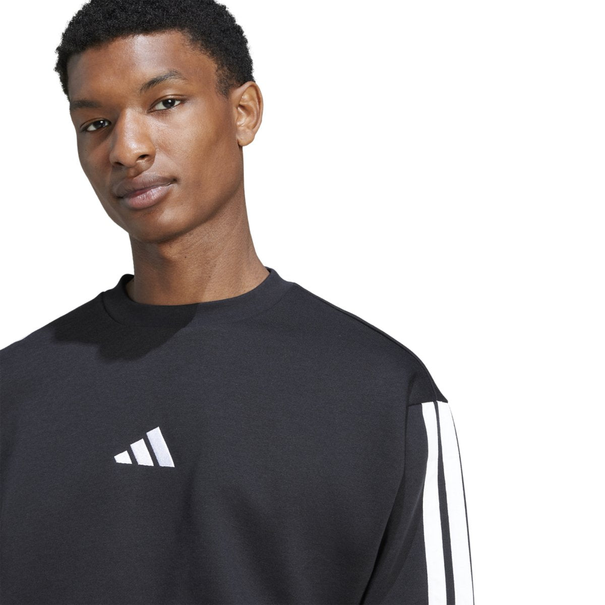 adidas Essentials 3-Stripes Fleece Sweatshirt