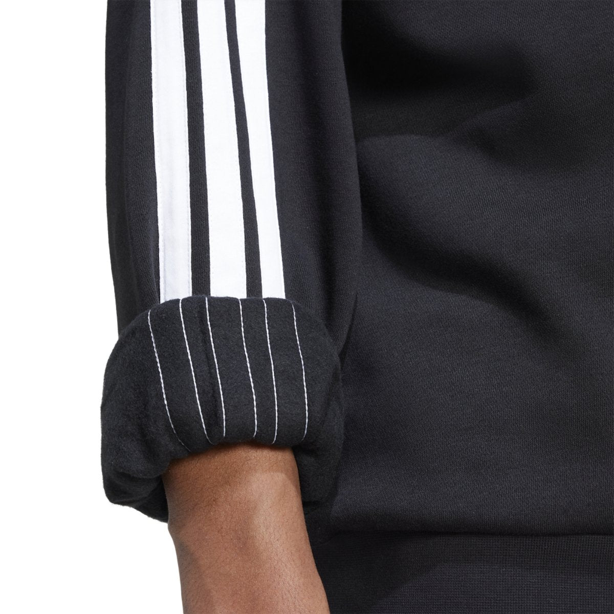 adidas Essentials 3-Stripes Fleece Sweatshirt