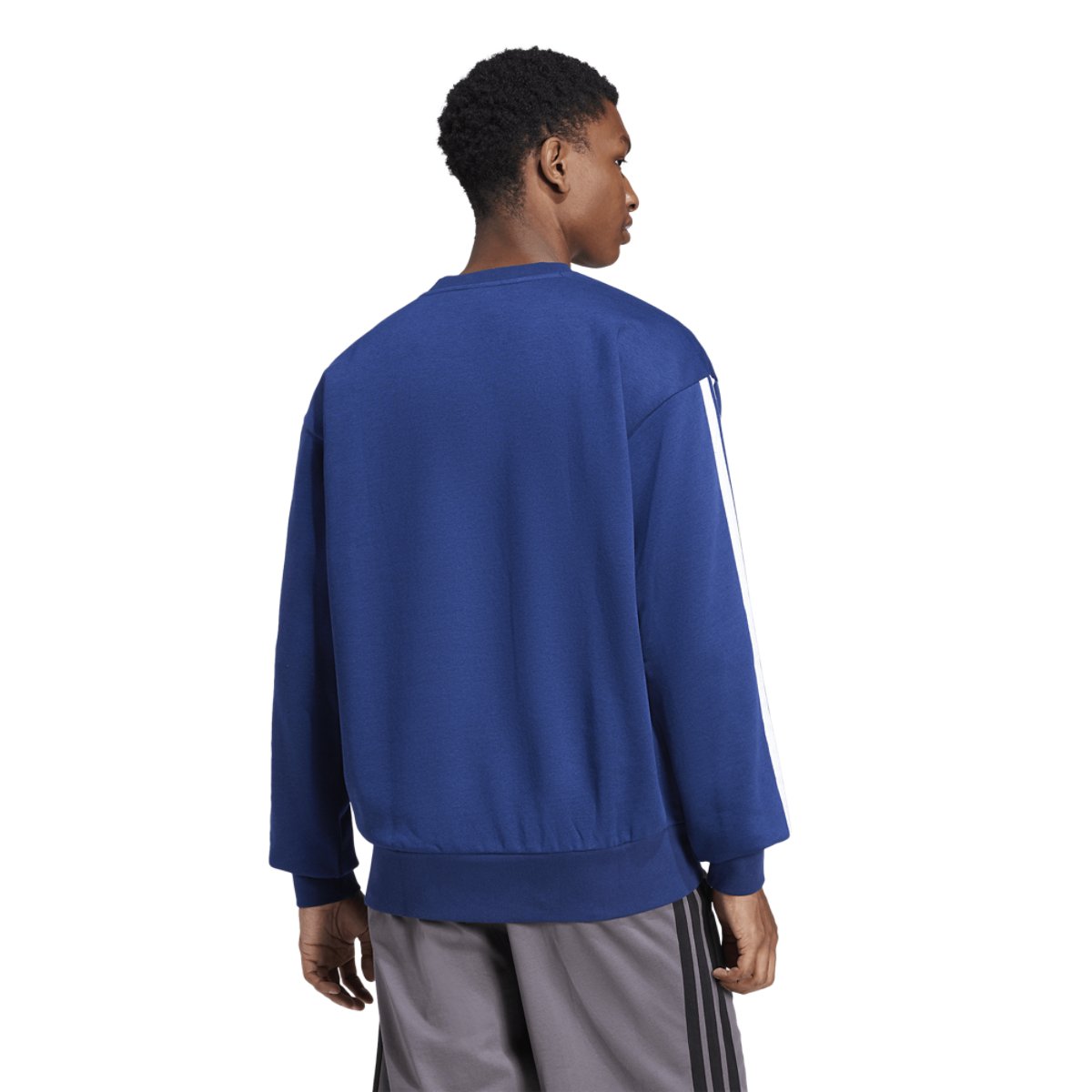 adidas Essentials 3-Stripes Fleece Sweatshirt