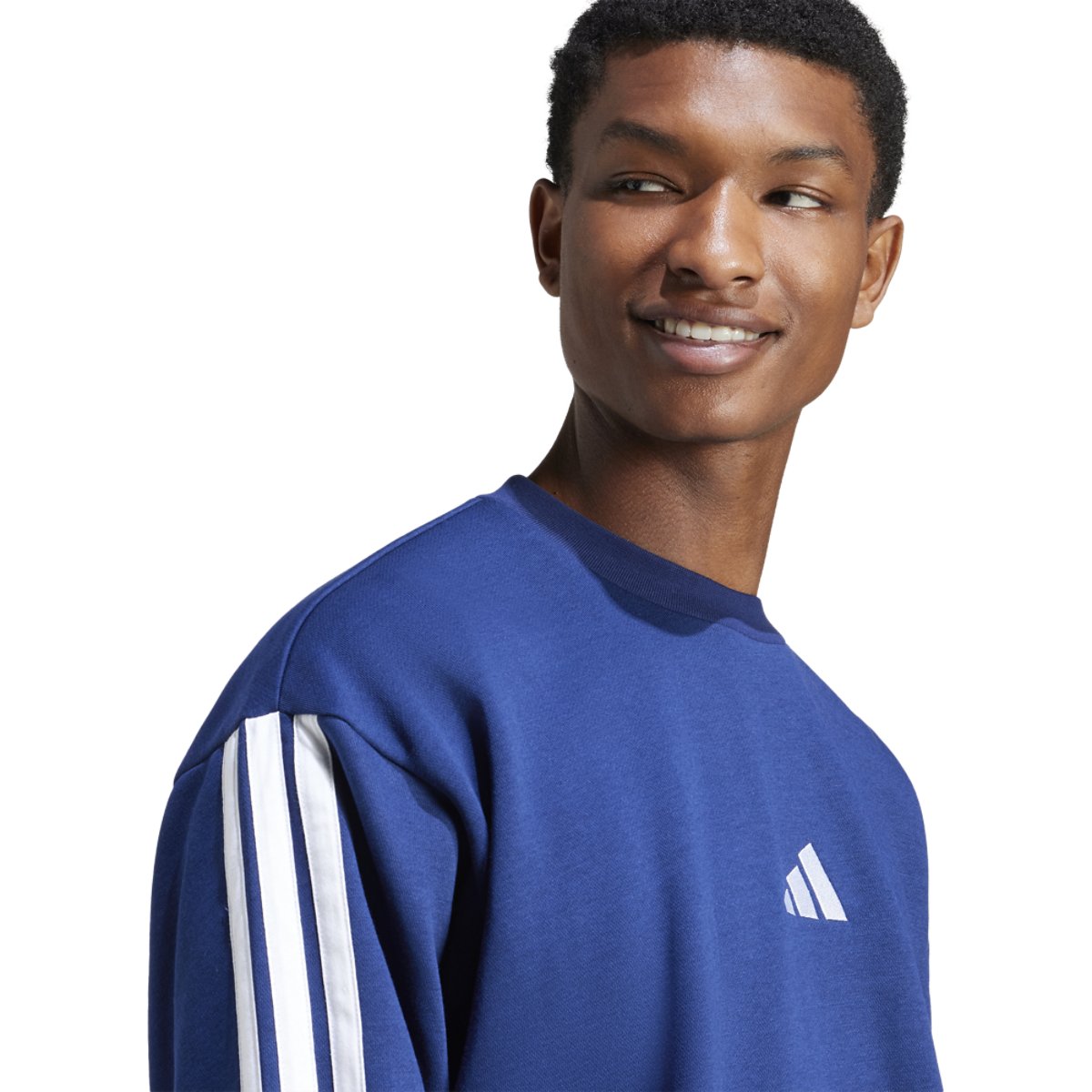 adidas Essentials 3-Stripes Fleece Sweatshirt