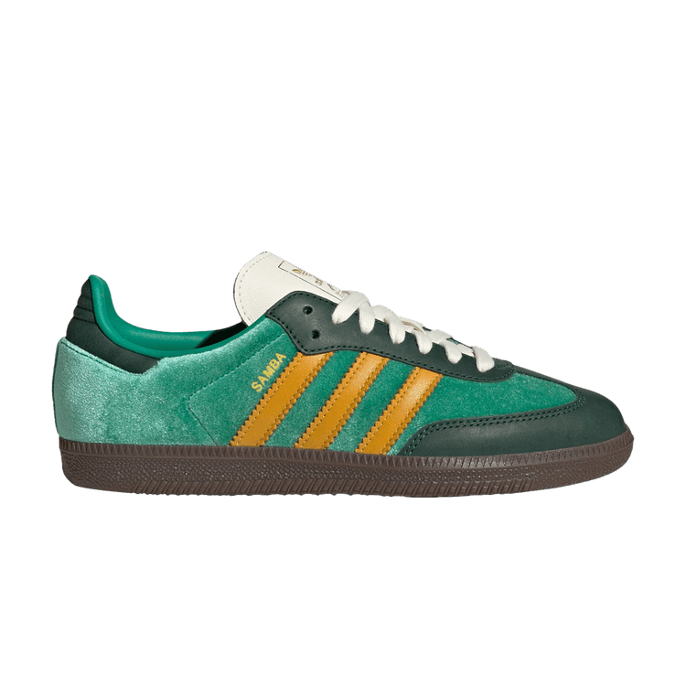 adidas Samba OG 'Green Preloved Yellow Velvet'