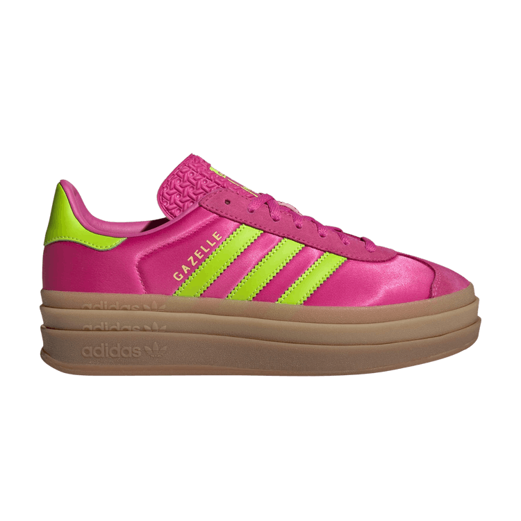 adidas Gazelle Bold 'Lucid Fuchsia Solar Slime Satin'