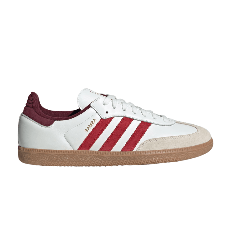 adidas Samba OG 'White Scarlet Shadow Red'
