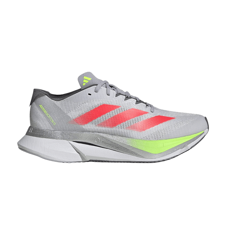 adidas Adizero Boston 12 'Dash Grey Lucid Red Lucid Lemon'