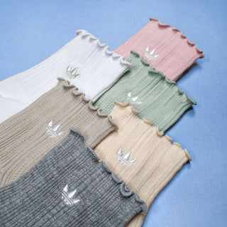 adidas Originals Ruffle Quarter Socks 3-Pack