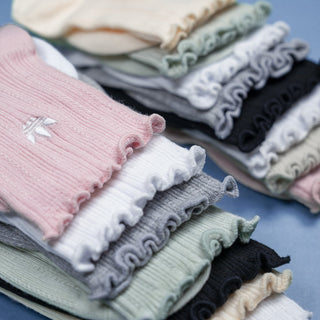 adidas Originals Ruffle Quarter Socks 3-Pack