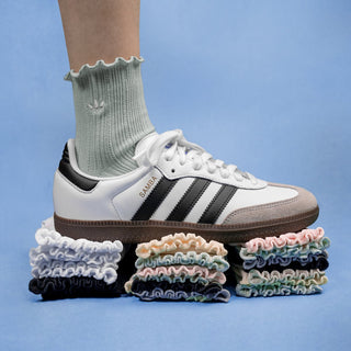 adidas Originals Ruffle Quarter Socks 3-Pack