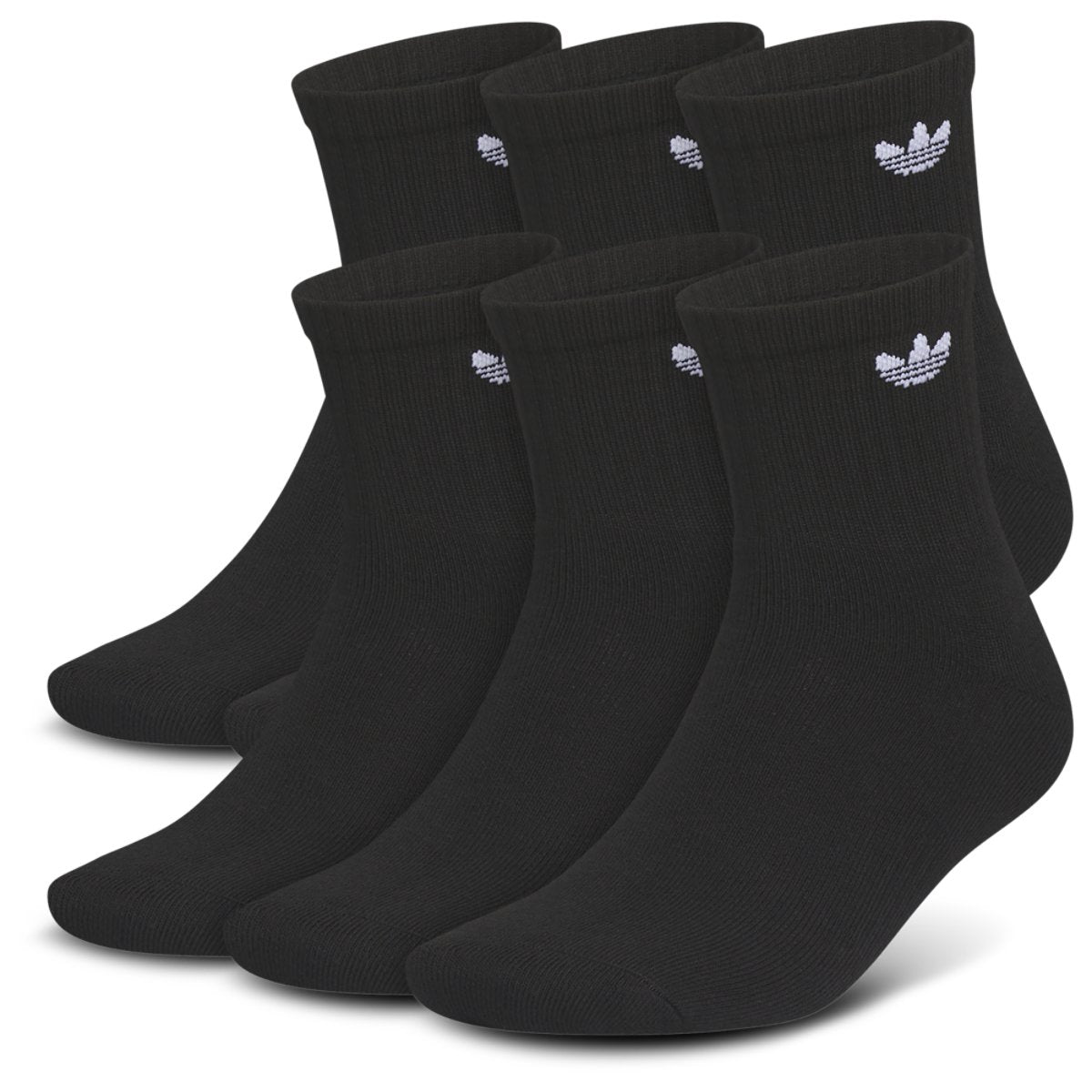 adidas Originals Trefoil 6 Pack Quarter Socks