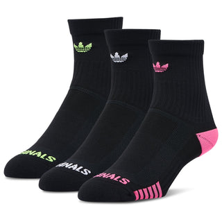 adidas Originals Trefoil 3 Pack Tech Quarter Socks
