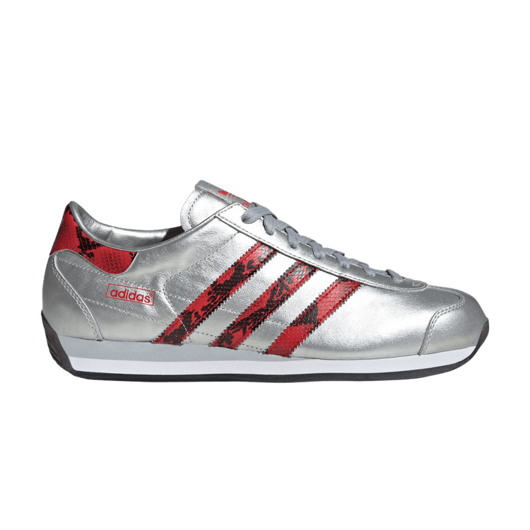 adidas Country Japan 'Snakeskin Pack - Silver Metallic Scarlet'