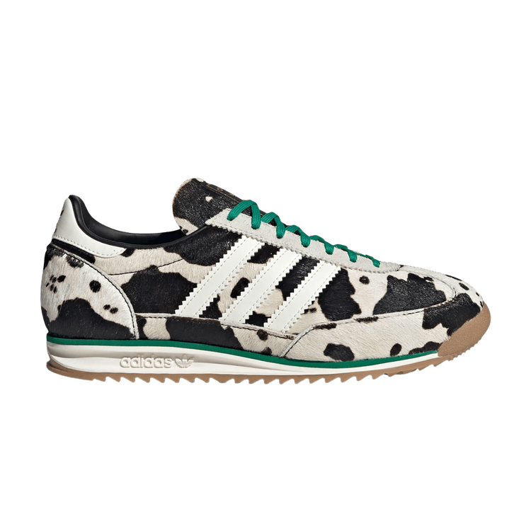 adidas SL72 OG 'Cowprint - Core Black Court Green'