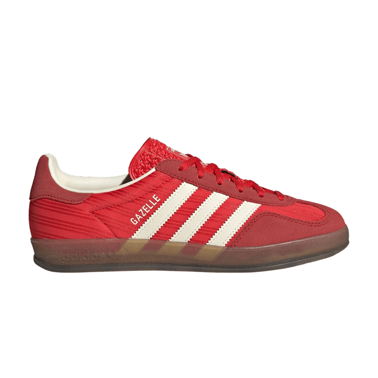 adidas Gazelle Indoor 'Red Pinstripe Satin'