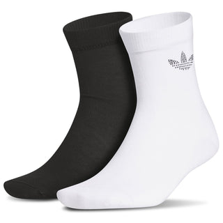 adidas Originals Rhinestone 2 Pack HI Quarter Socks