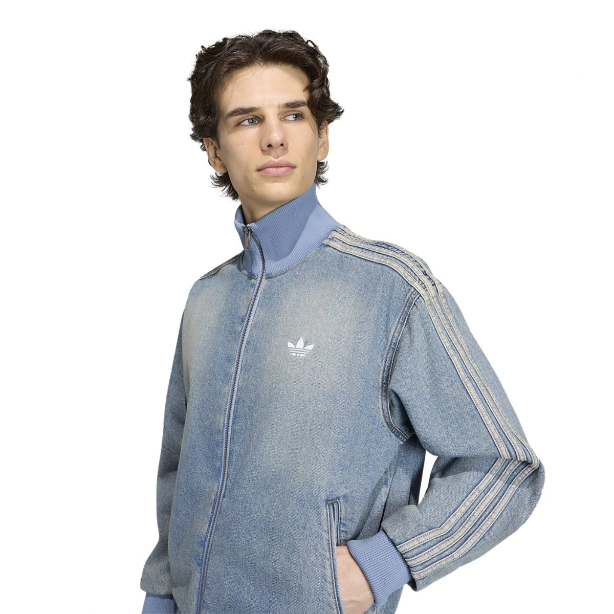 adidas Originals Adicolor Denim Firebird Track Top