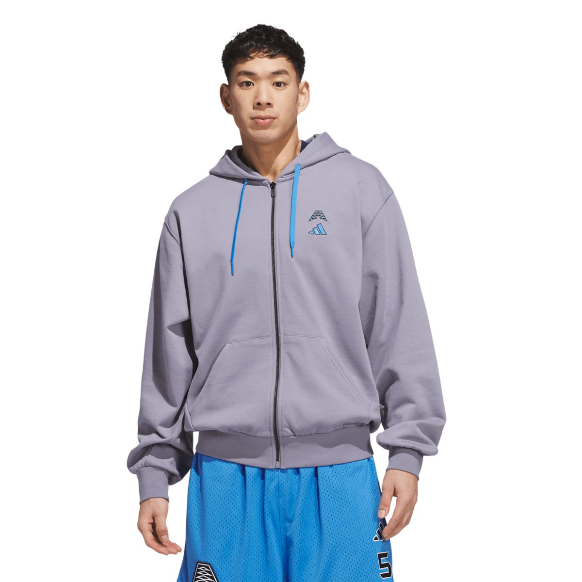 adidas Anthony Edwards Foundation Full-Zip Hoodie