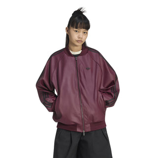 adidas Originals Pleather SST Oversized Track Top