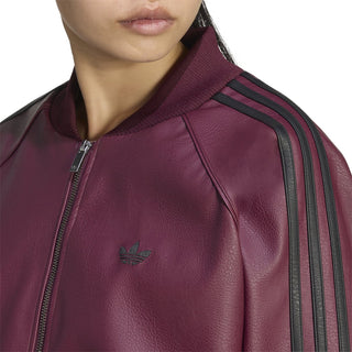 adidas Originals Pleather SST Oversized Track Top