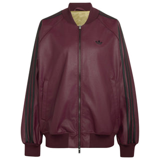 adidas Originals Pleather SST Oversized Track Top
