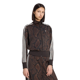 adidas Originals Firebird Snake Print Satin Jacket