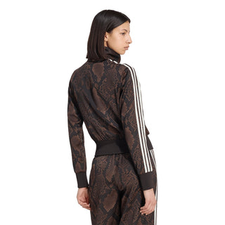 adidas Originals Firebird Snake Print Satin Jacket