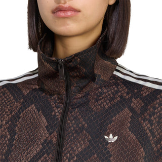 adidas Originals Firebird Snake Print Satin Jacket