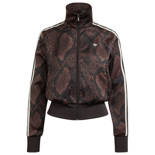 adidas Originals Firebird Snake Print Satin Jacket