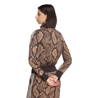 adidas Originals Firebird Snake Print Satin Jacket