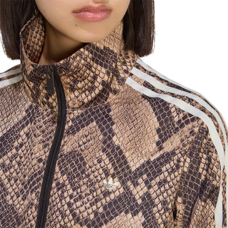 adidas Originals Firebird Snake Print Satin Jacket