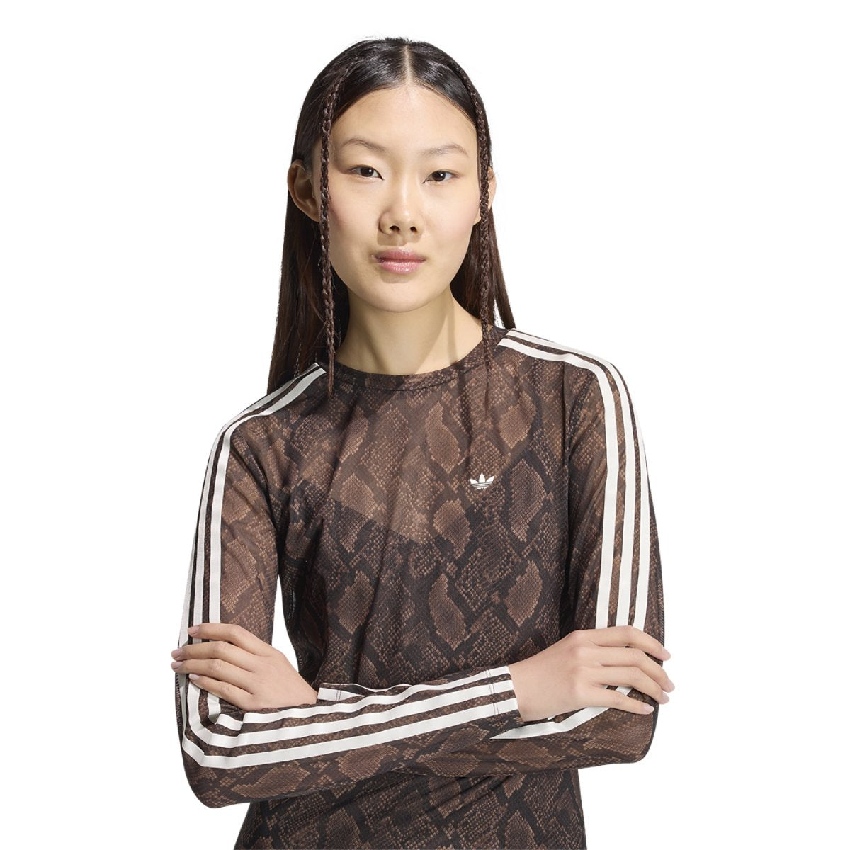 adidas Snake Print Maxi Dress