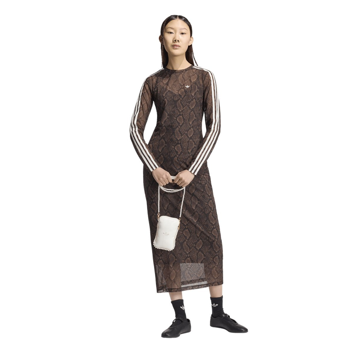 adidas Snake Print Maxi Dress