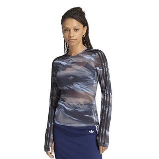 adidas Originals All Over Print Graphic Mesh LS Shirt