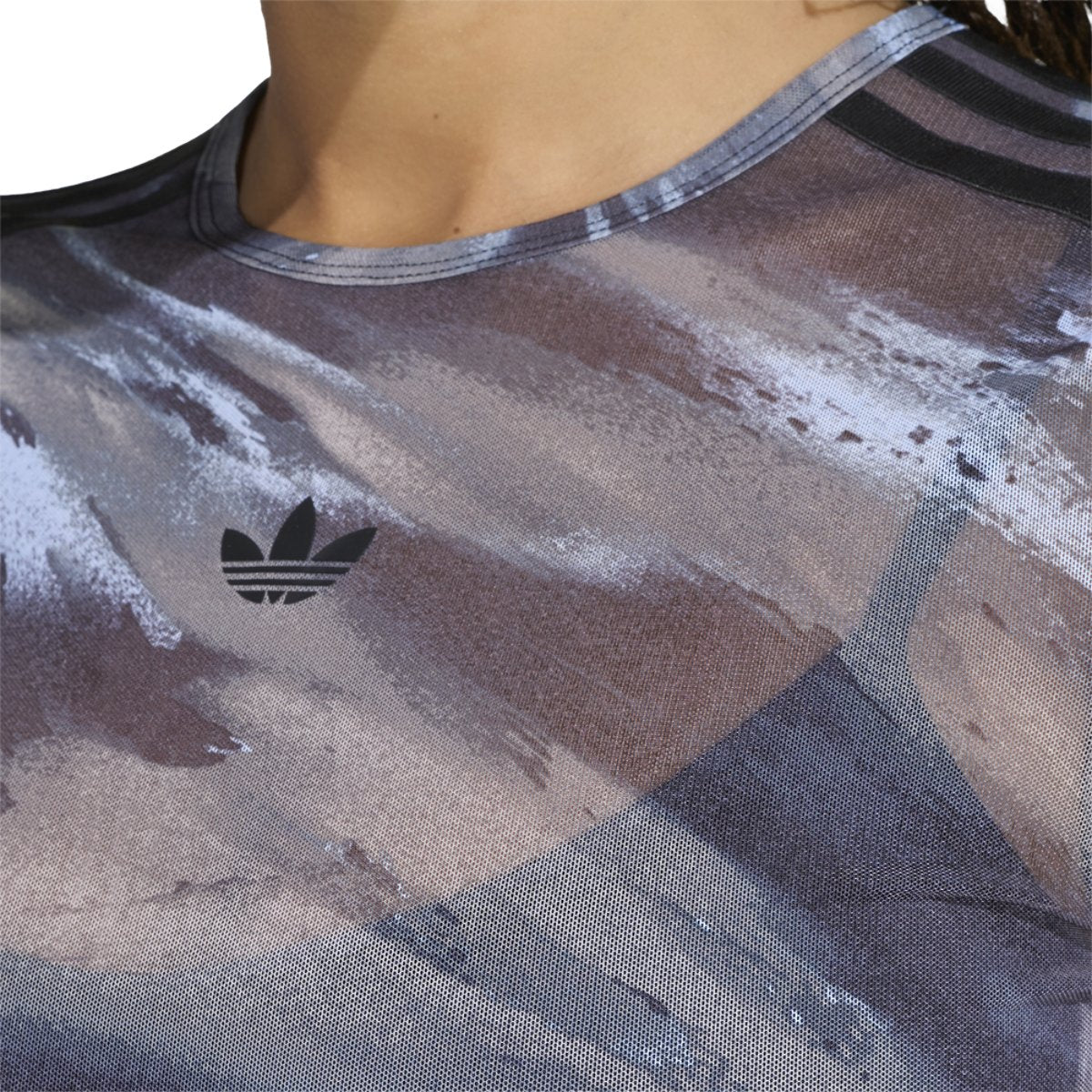 adidas Originals All Over Print Graphic Mesh LS Shirt