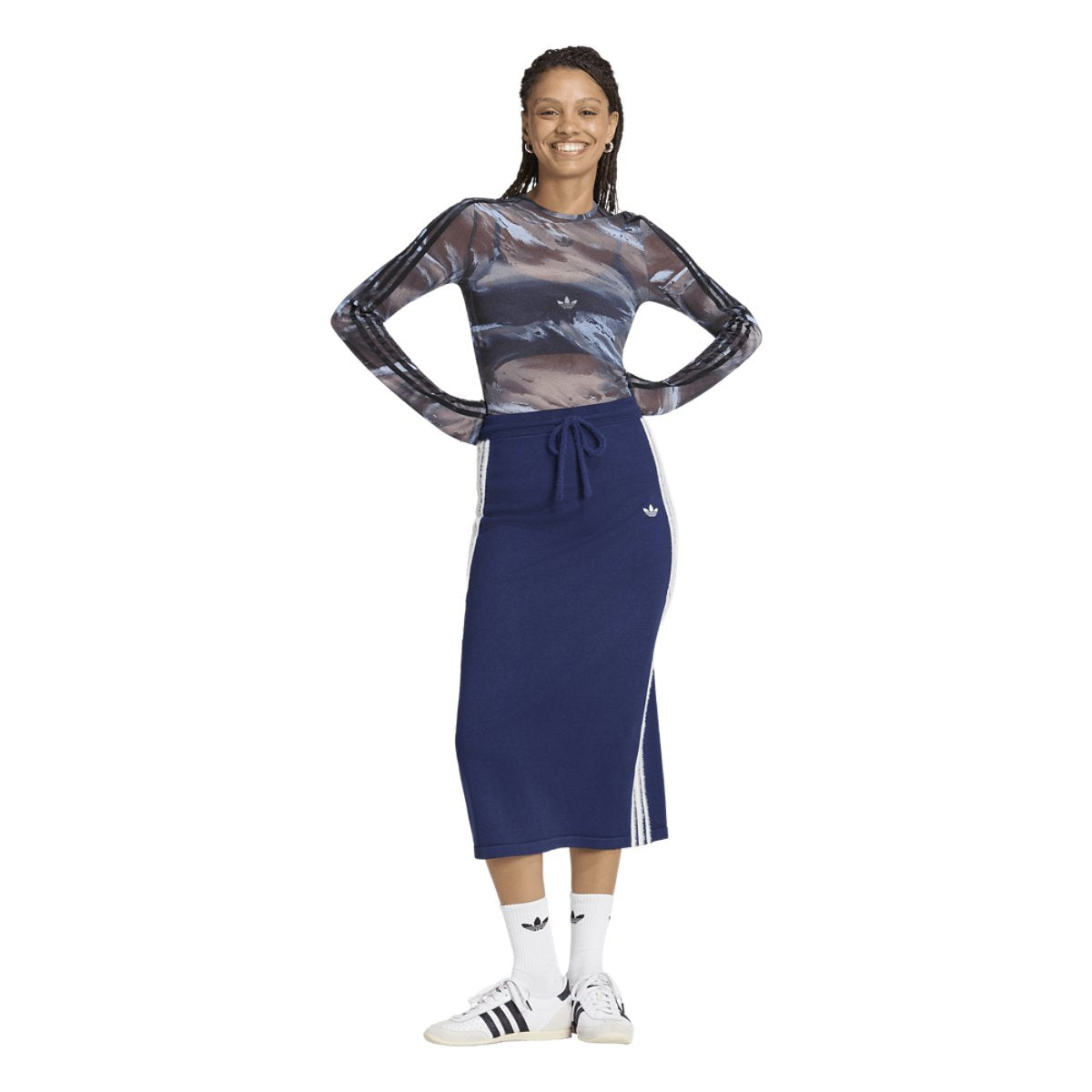 adidas Originals All Over Print Graphic Mesh LS Shirt