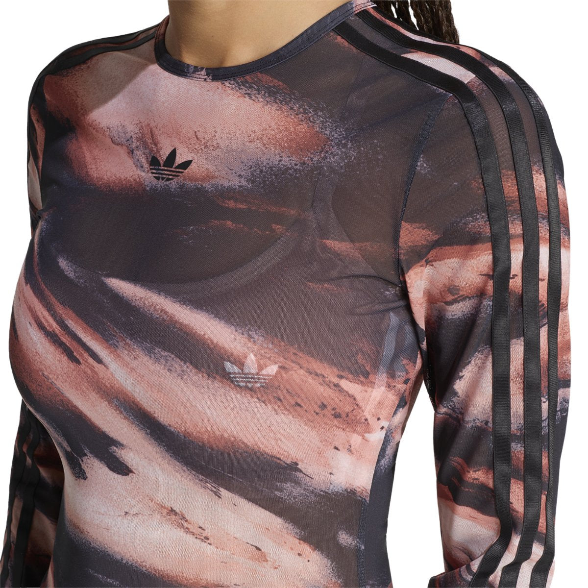 adidas Originals All Over Print Graphic Mesh LS Shirt