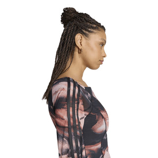 adidas Originals All Over Print Long Sleeve Mini Dress